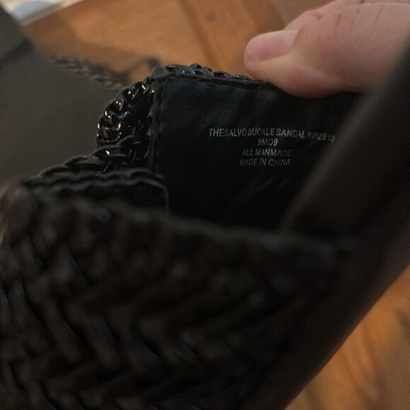 Katy Perry Collections Black Double Buckle Sandals size 9 - Picture 5 of 5